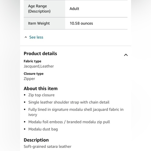 $25 (ππΌππ πΎππΌππΎπ)NWOT:MODALU ENGLAND BLUE SKY CROSSBODY - Picture 3 of 8
